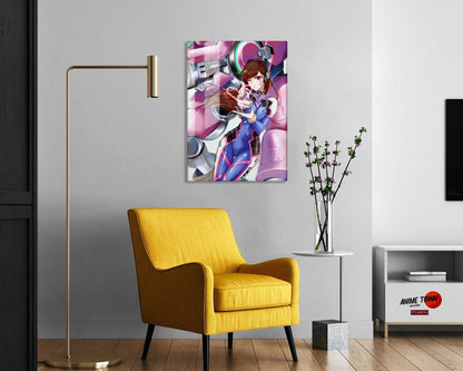 Overwatch D.Va Metal Poster