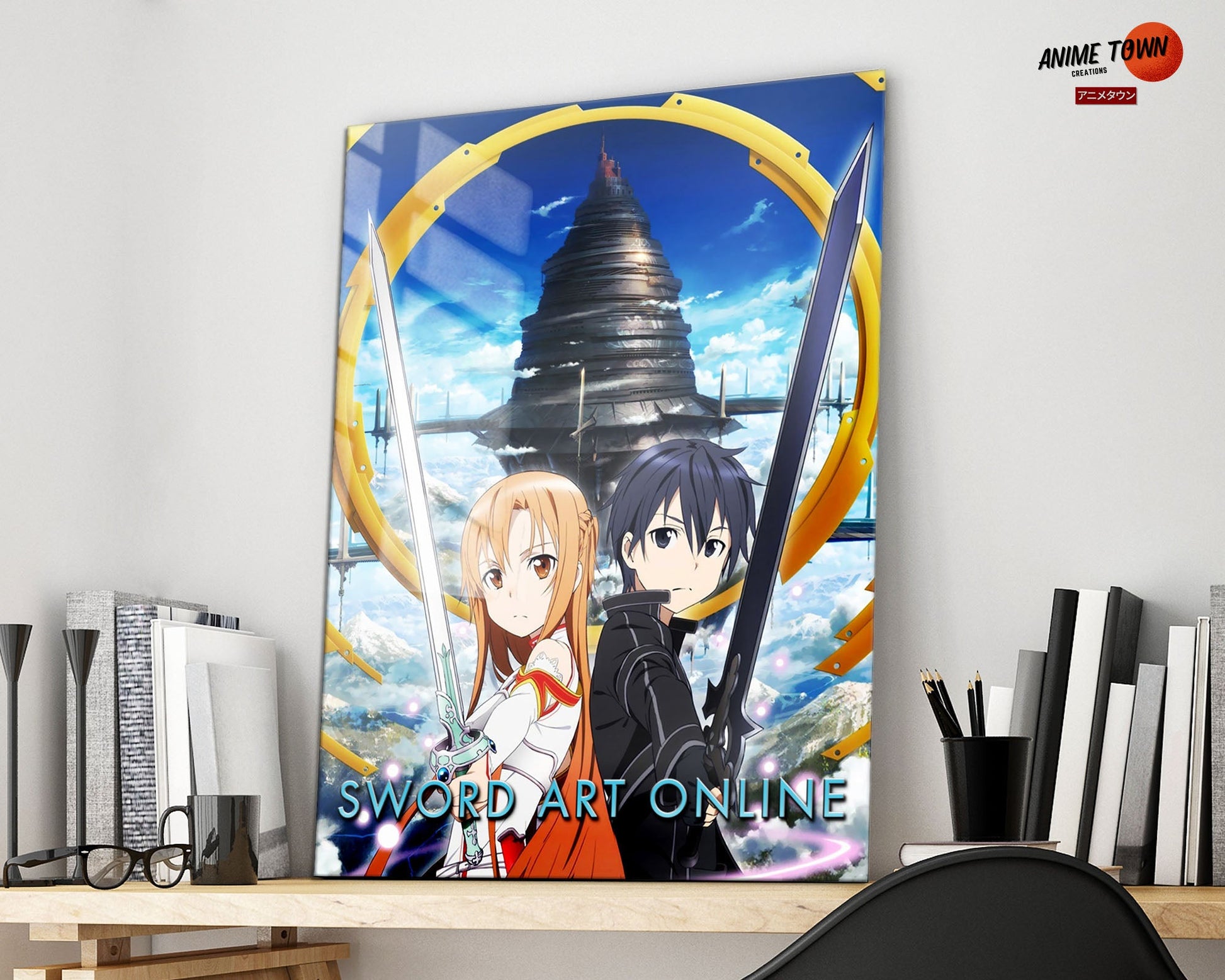 Anime Town Creations Metal Poster Sword Art Online 11" x 17" Home Goods - Anime Spy x Family Metal Poster