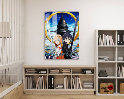 Anime Town Creations Metal Poster Sword Art Online 11" x 17" Home Goods - Anime Spy x Family Metal Poster