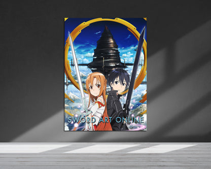 Anime Town Creations Metal Poster Sword Art Online 24" x 36" Home Goods - Anime Spy x Family Metal Poster