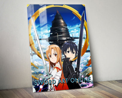 Anime Town Creations Metal Poster Sword Art Online 24" x 36" Home Goods - Anime Spy x Family Metal Poster