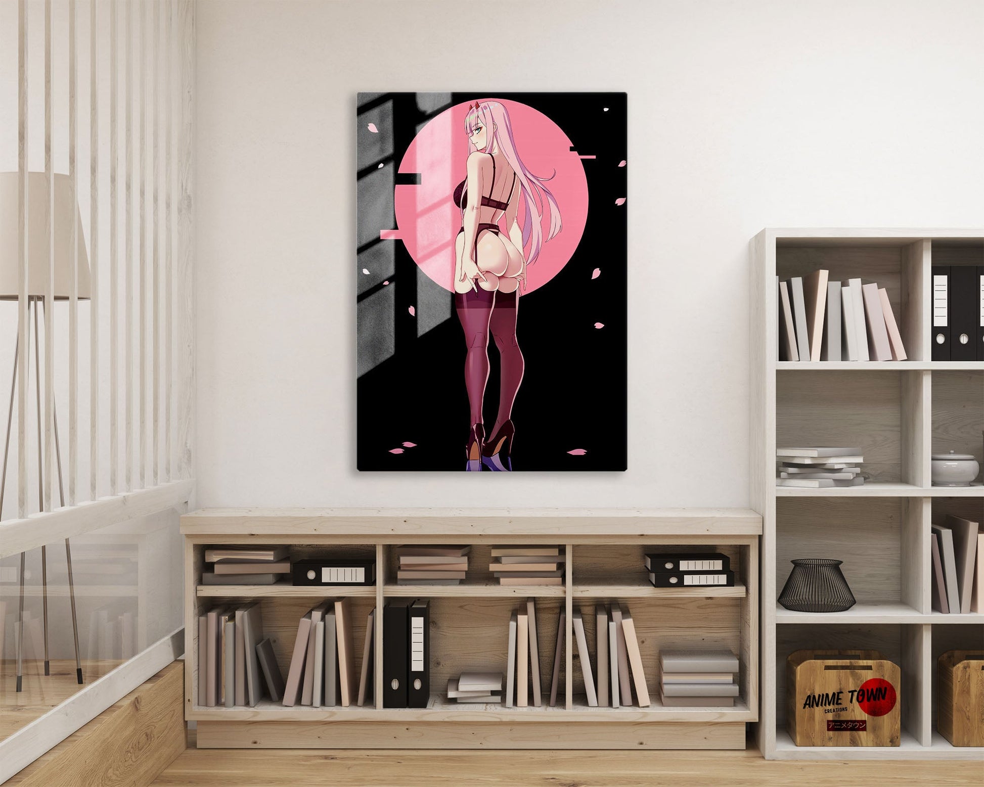 Zero Two Hot Pink Metal Poster