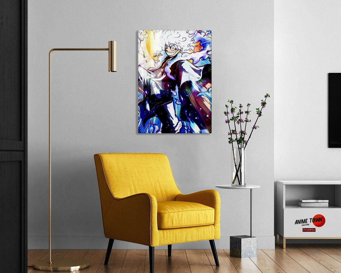 One Piece Luffy Gear 5 Release Metal Poster
