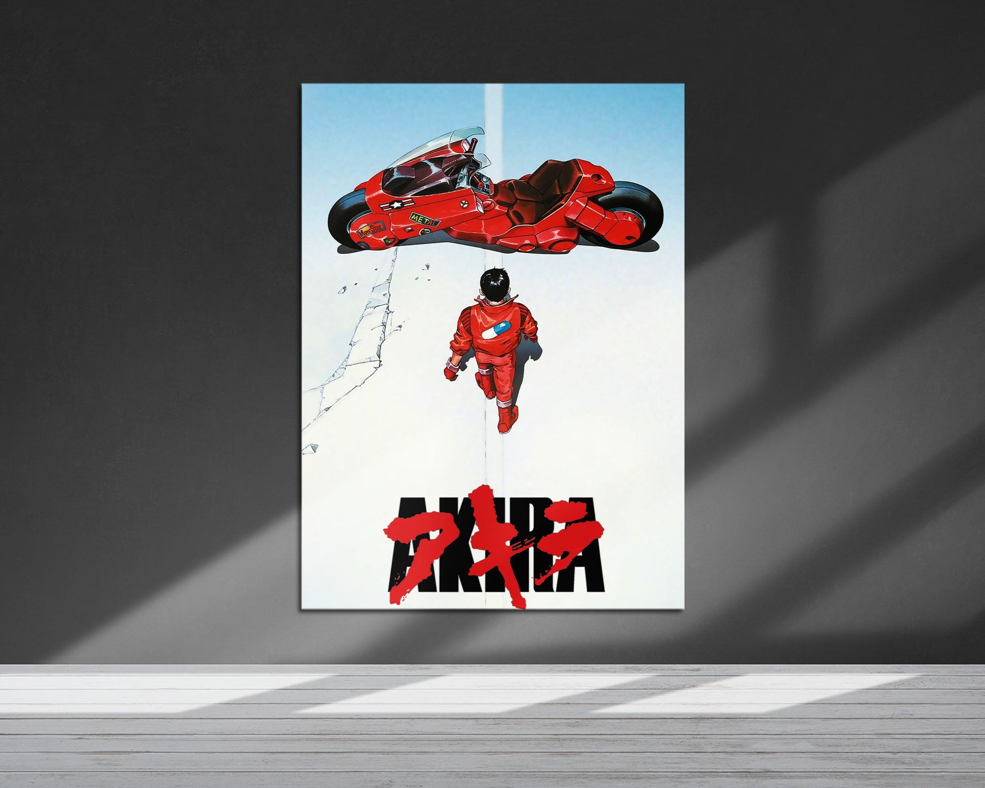Anime Town Creations Metal Poster Classic Akira 1988 Movie 5" x 7" Home Goods - Anime Akira Metal Poster