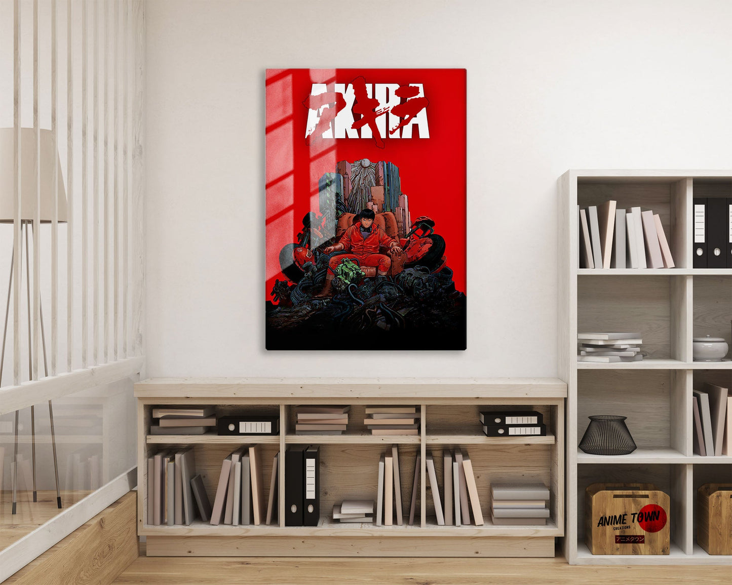 Anime Town Creations Metal Poster Akira Classic Red 16" x 24" Home Goods - Anime Akira Metal Poster