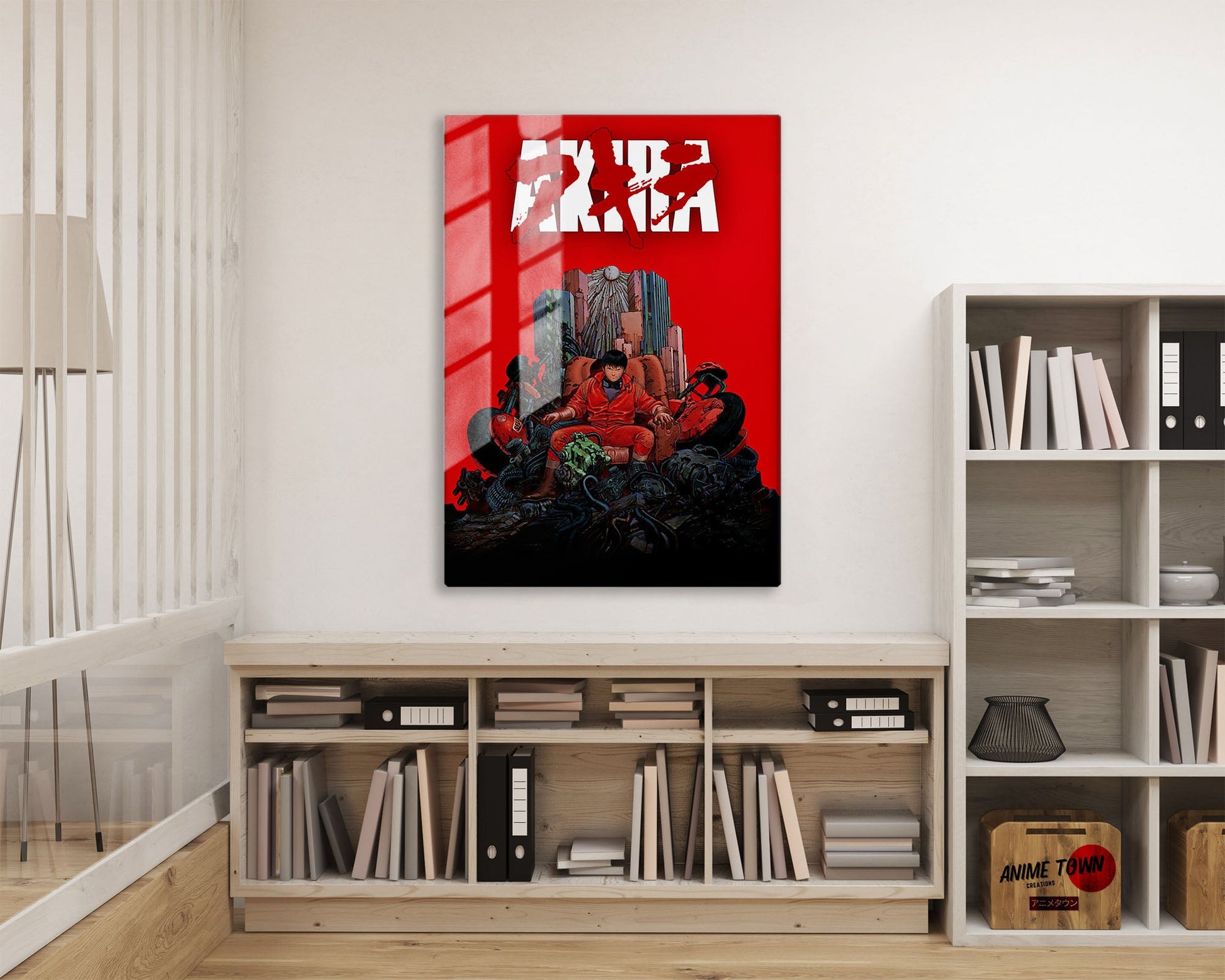 Anime Town Creations Metal Poster Akira Classic Red 16" x 24" Home Goods - Anime Akira Metal Poster