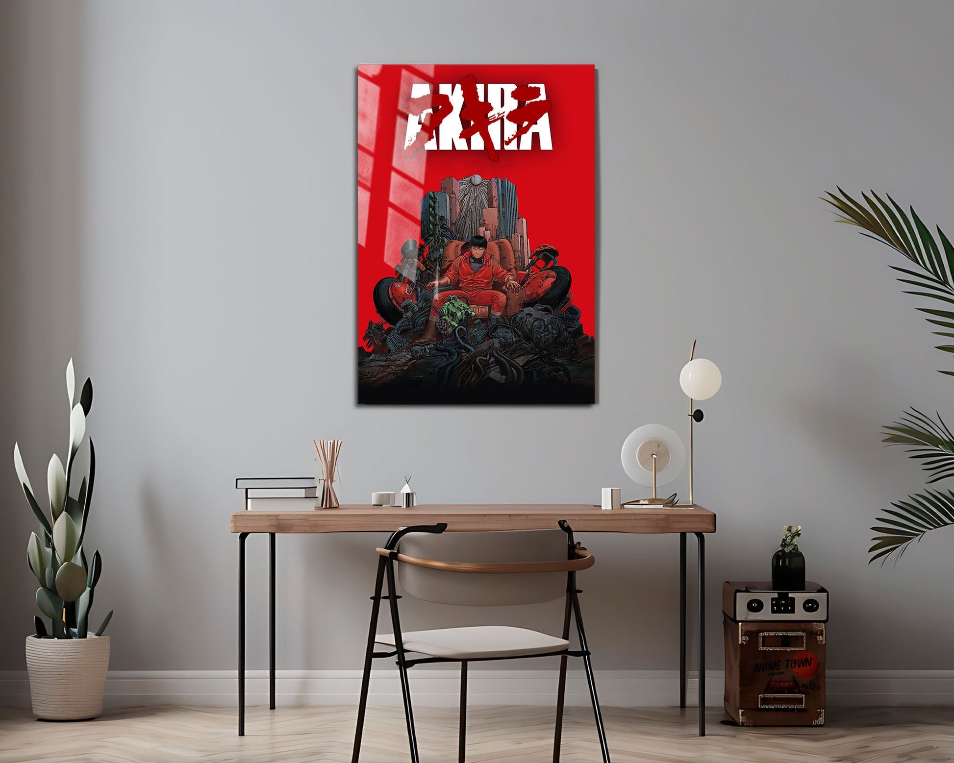 Anime Town Creations Metal Poster Akira Classic Red 24" x 36" Home Goods - Anime Akira Metal Poster