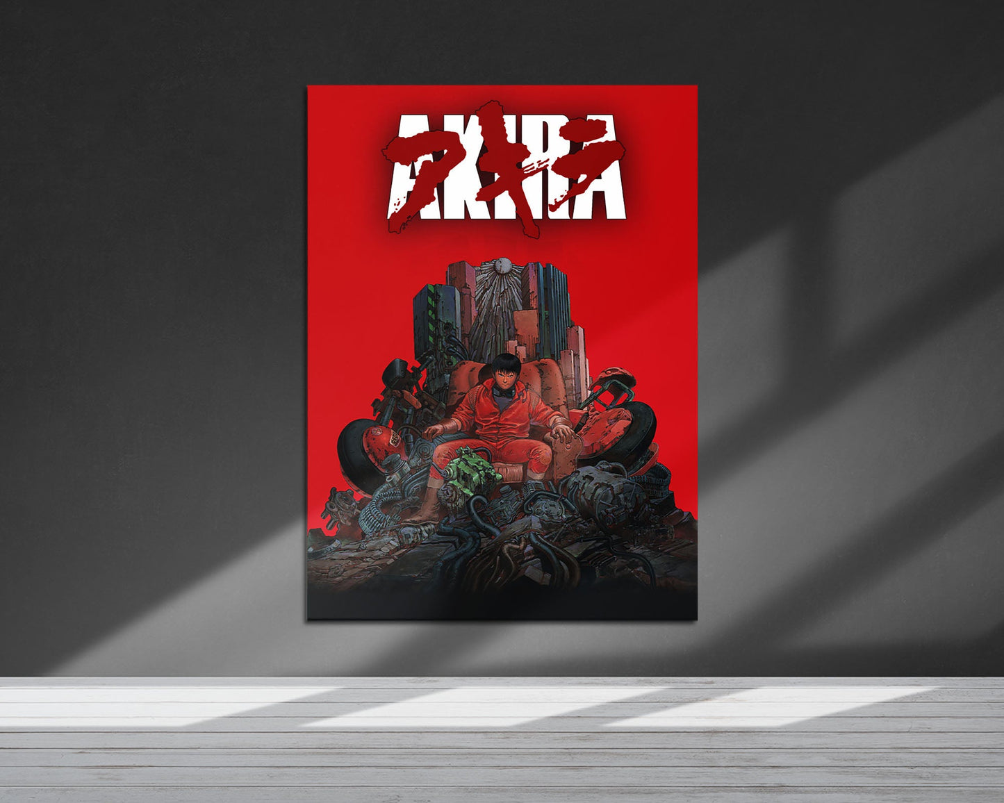 Anime Town Creations Metal Poster Akira Classic Red 5" x 7" Home Goods - Anime Akira Metal Poster