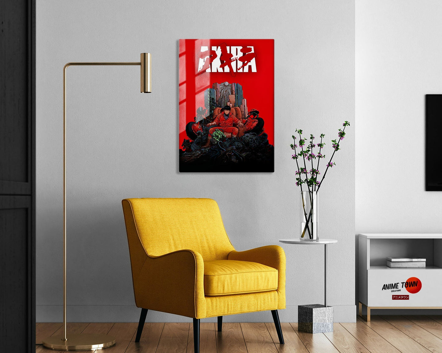 Akira Classic Red Metal Poster
