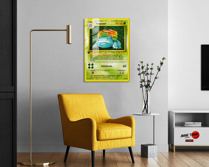Pokemon Venusaur Card Metal Poster