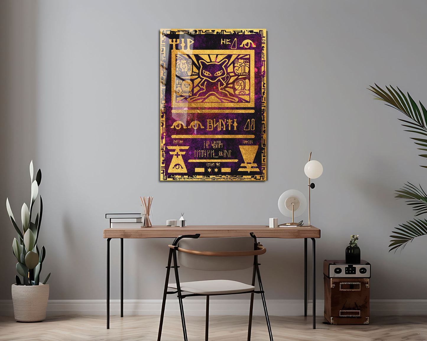 Anime Town Creations Metal Poster Pokemon Ancient Mew Card 16" x 24" Home Goods - Anime Pokemon Metal Poster