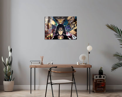 Anime Town Creations Metal Poster Landscape Attack on Titan Eren Founding Titan 7" x 5" Home Goods - Anime Attack on Titan Metal Poster