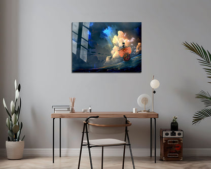 One Piece Thousand Sunny Metal Poster