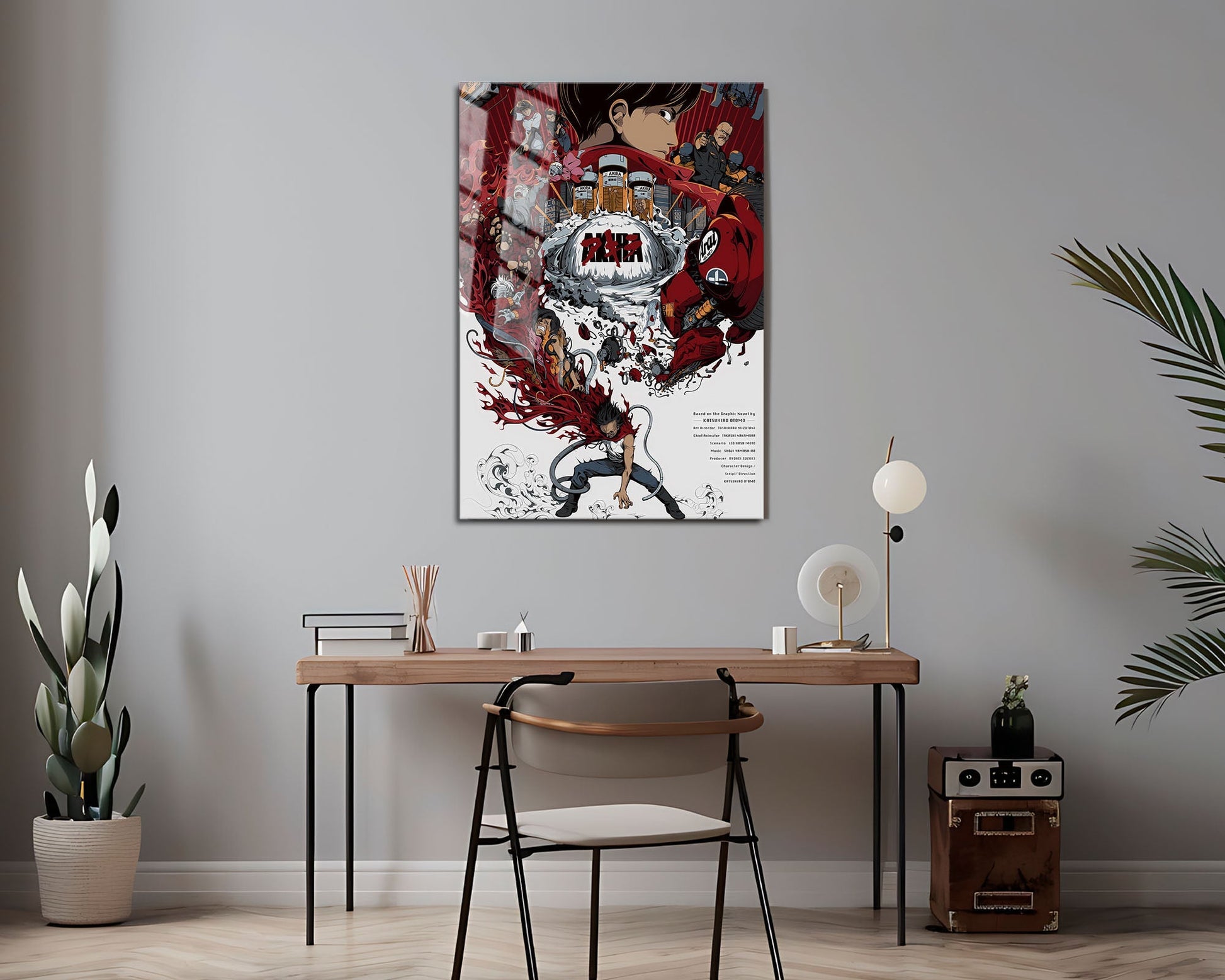 Anime Town Creations Metal Poster Akira Cover 16" x 24" Home Goods - Anime Akira Metal Poster