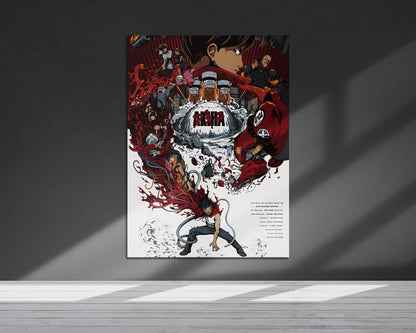 Anime Town Creations Metal Poster Akira Cover 24" x 36" Home Goods - Anime Akira Metal Poster