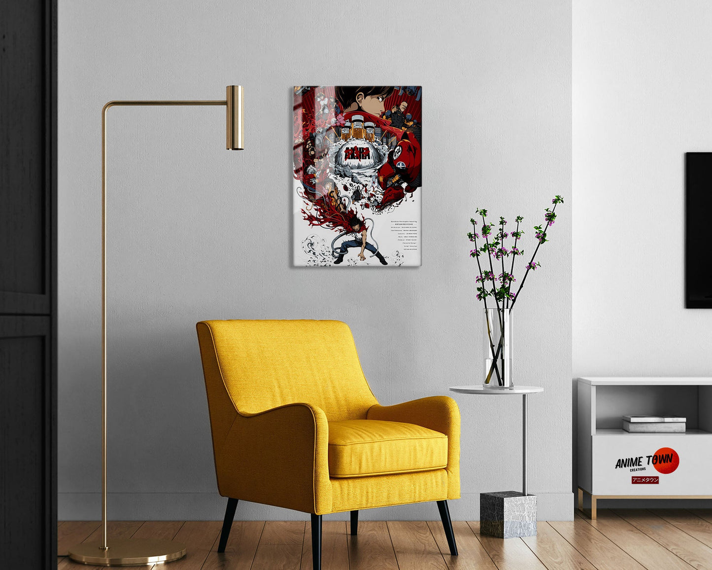Anime Town Creations Metal Poster Akira Cover 5" x 7" Home Goods - Anime Akira Metal Poster