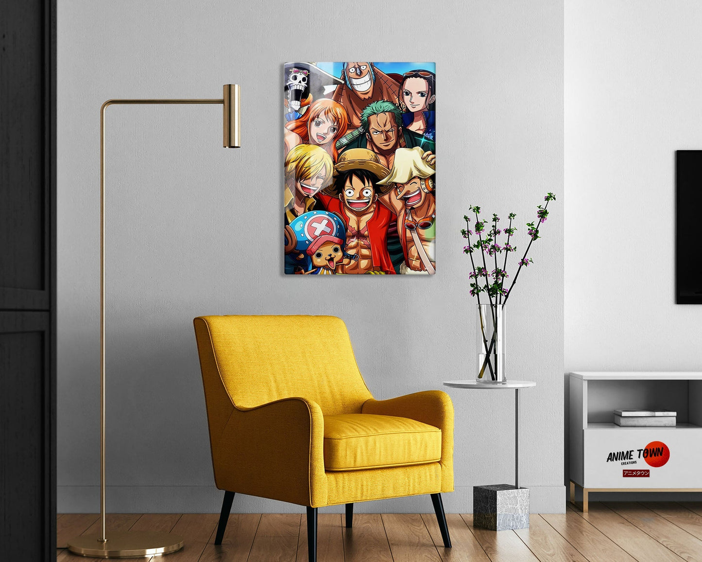 One Piece Crew Portrait Metal Poster