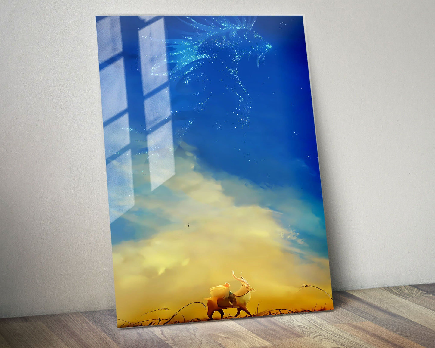 Anime Town Creations Metal Poster Princess Mononoke Skies 24" x 36" Home Goods - Anime Princess Mononoke Metal Poster