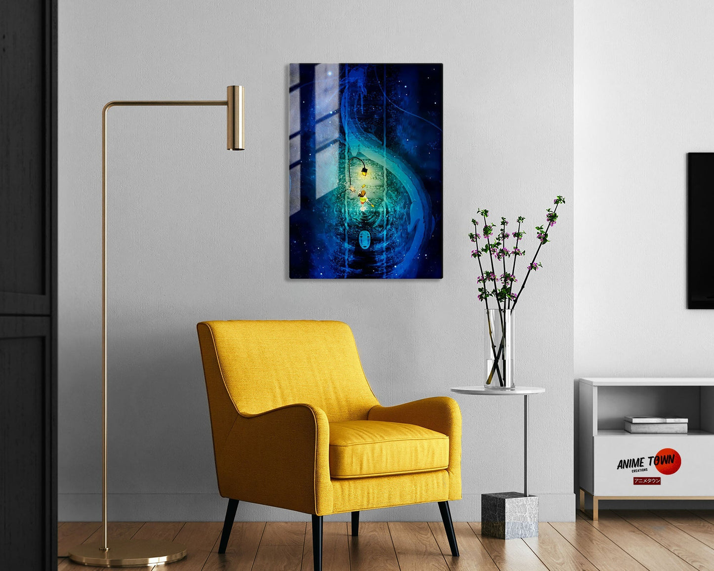 Spirited Away Haku Bridge Metal Poster
