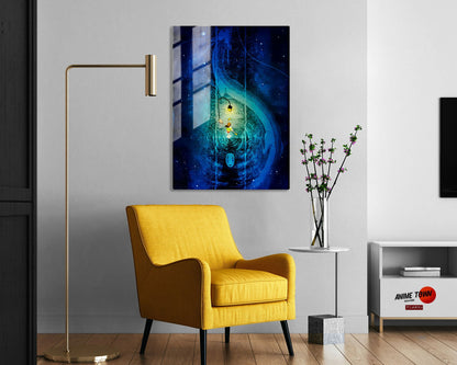 Anime Town Creations Metal Poster Spirited Away Haku Bridge 5" x 7" Home Goods - Anime Spirited Away Metal Poster