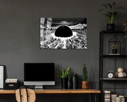 Anime Town Creations Metal Poster Landscape Akira Neo Tokyo Explosion 24" x 16" Home Goods - Anime Akira Metal Poster