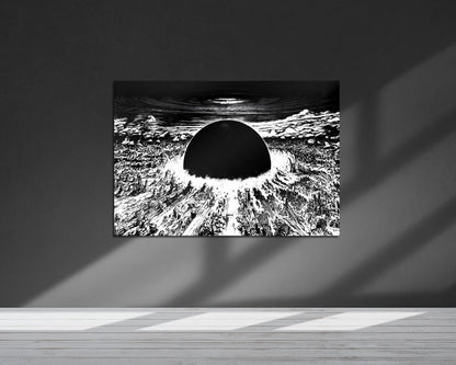 Anime Town Creations Metal Poster Landscape Akira Neo Tokyo Explosion 36" x 24" Home Goods - Anime Akira Metal Poster