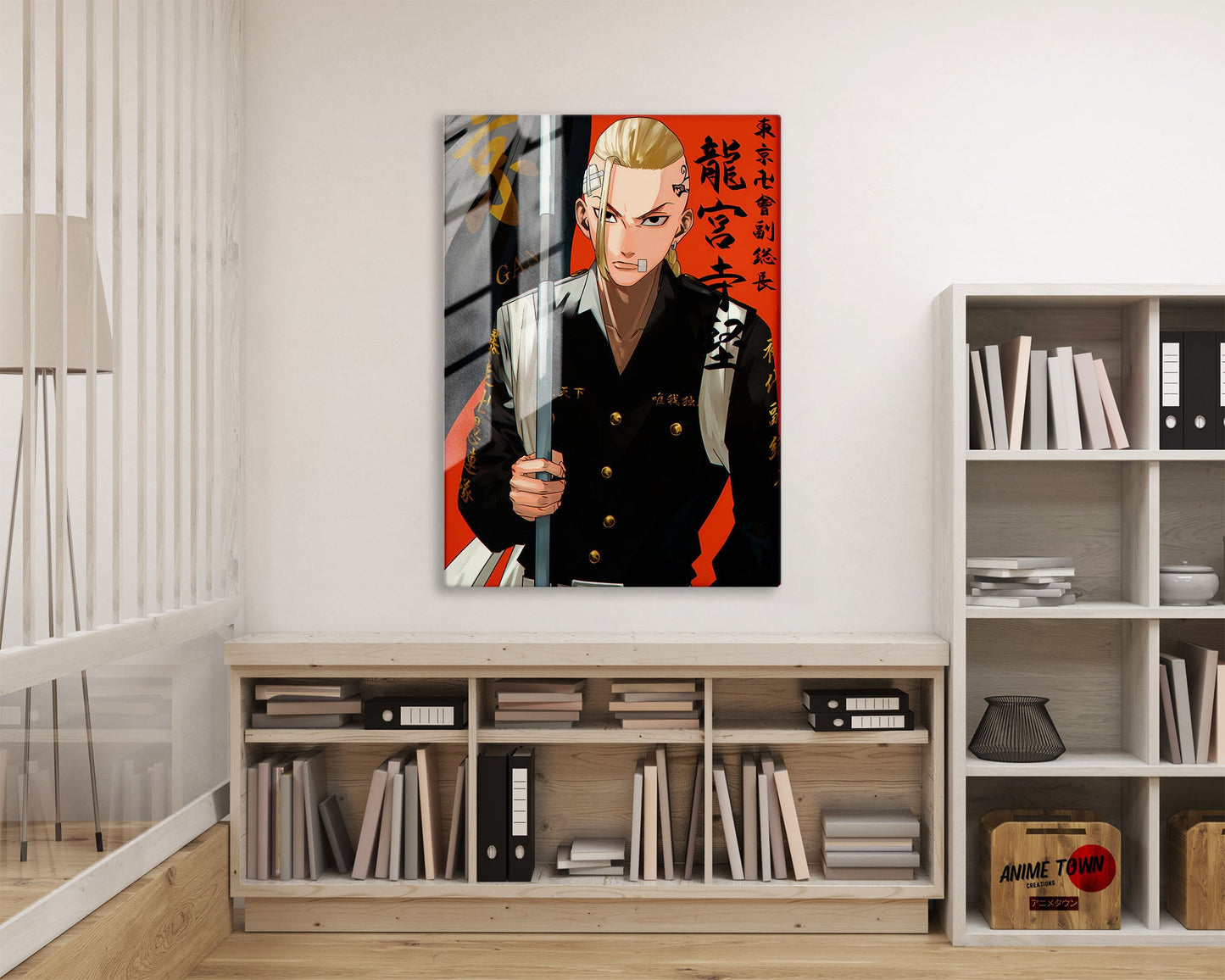 Anime Town Creations Metal Poster Tokyo Revengers Ken Ryuguji 16" x 24" Home Goods - Anime Tokyo Revengers Metal Poster