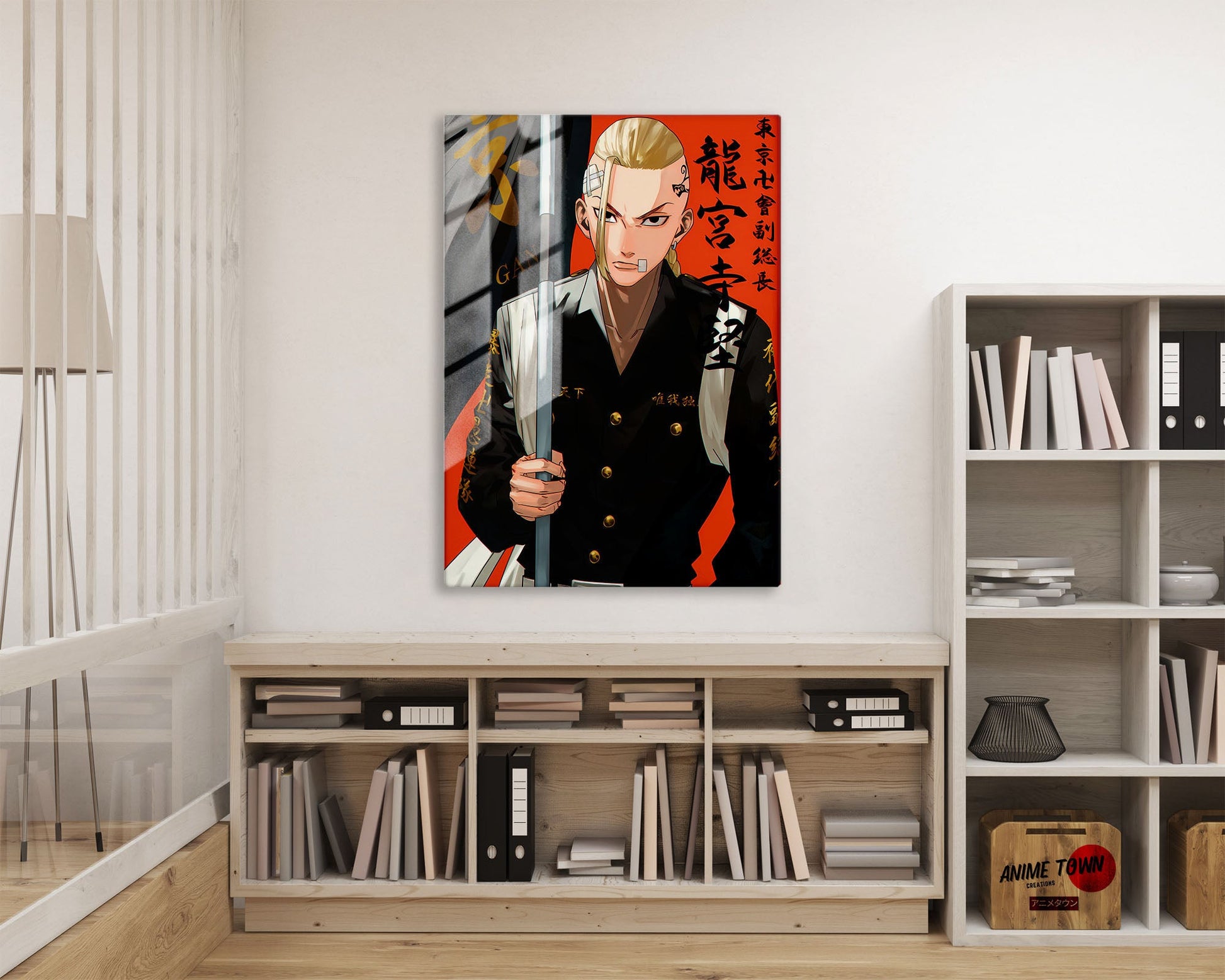 Anime Town Creations Metal Poster Tokyo Revengers Ken Ryuguji 16" x 24" Home Goods - Anime Tokyo Revengers Metal Poster