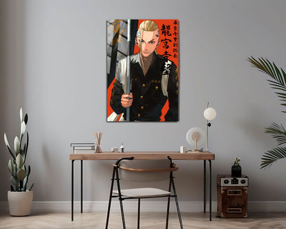 Anime Town Creations Metal Poster Tokyo Revengers Ken Ryuguji 24" x 36" Home Goods - Anime Tokyo Revengers Metal Poster