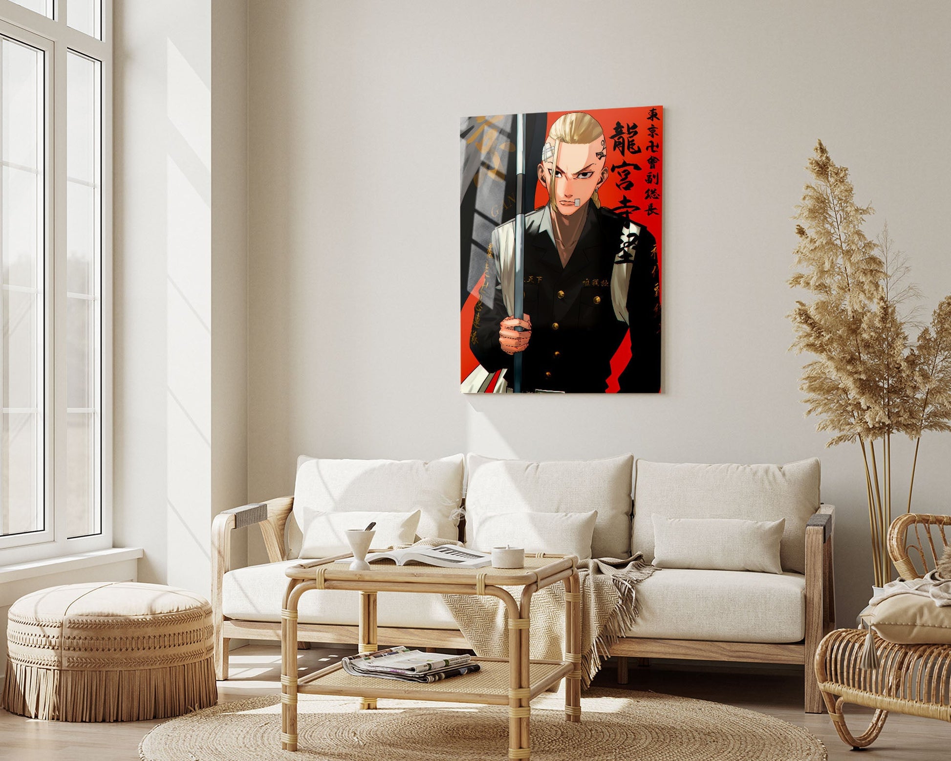 Anime Town Creations Metal Poster Tokyo Revengers Ken Ryuguji 5" x 7" Home Goods - Anime Tokyo Revengers Metal Poster