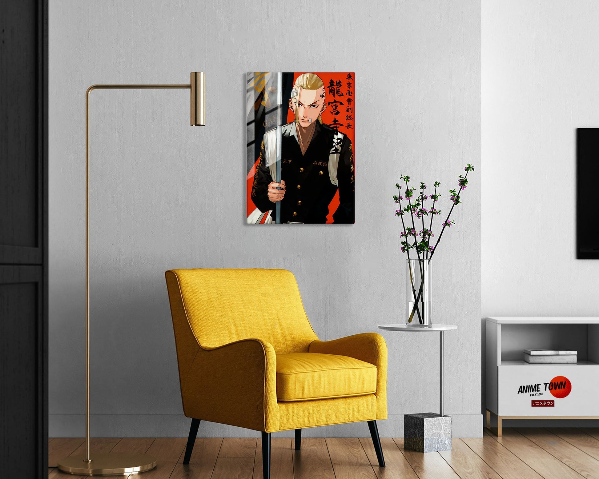 Anime Town Creations Metal Poster Tokyo Revengers Ken Ryuguji 11" x 14" Home Goods - Anime Tokyo Revengers Metal Poster