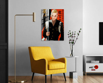 Anime Town Creations Metal Poster Tokyo Revengers Ken Ryuguji 11" x 14" Home Goods - Anime Tokyo Revengers Metal Poster
