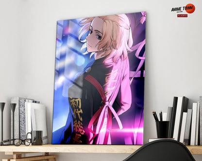 Anime Town Creations Metal Poster Tokyo Revengers Manjiro Sano 16" x 24" Home Goods - Anime Tokyo Revengers Metal Poster