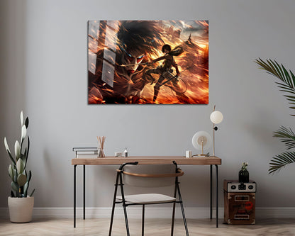 Attack on Titan Eren Yeager Metal Poster