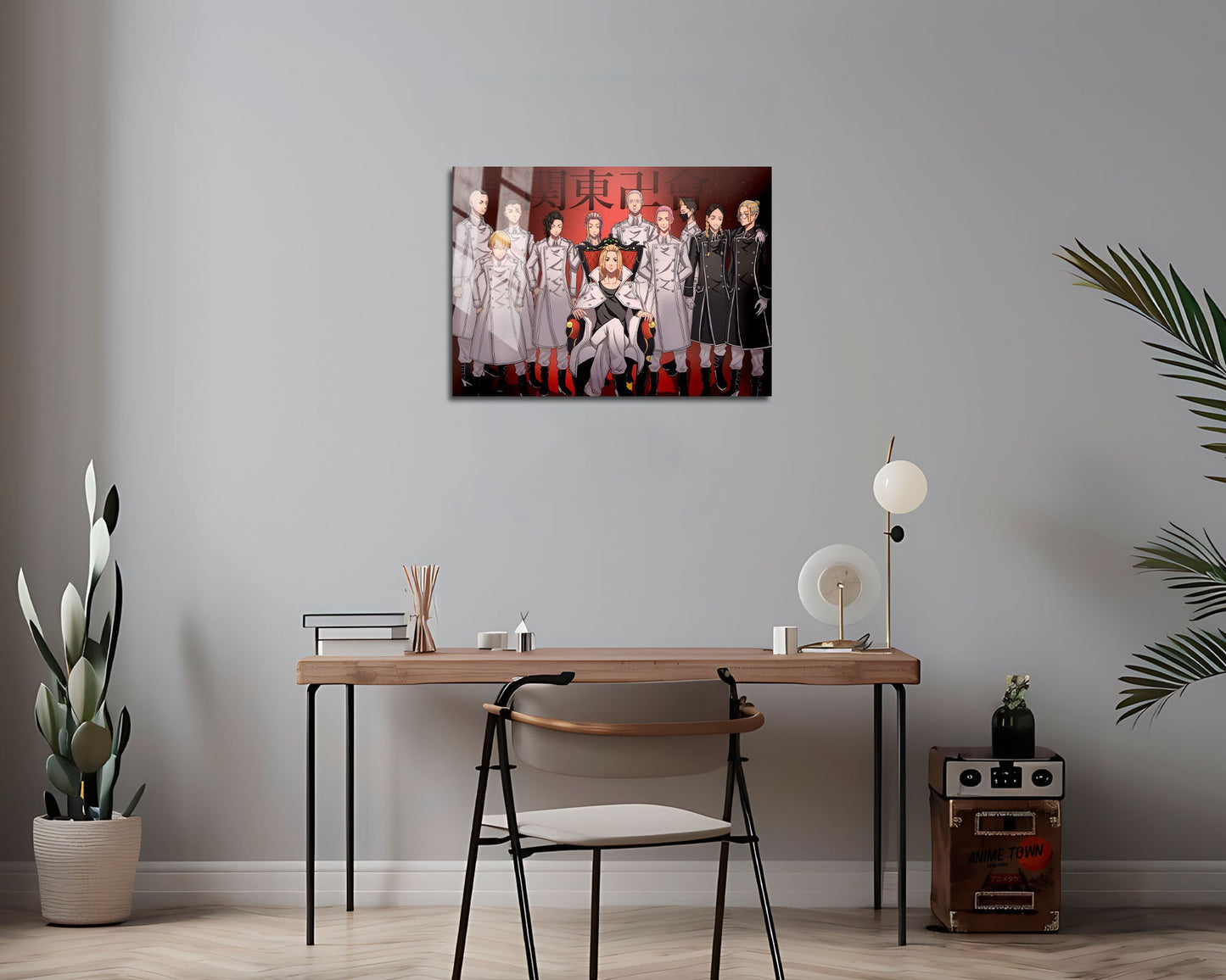 Anime Town Creations Metal Poster Landscape Tokyo Revengers Kanto Manji Gang 14" x 11" Home Goods - Anime Tokyo Revengers Metal Poster