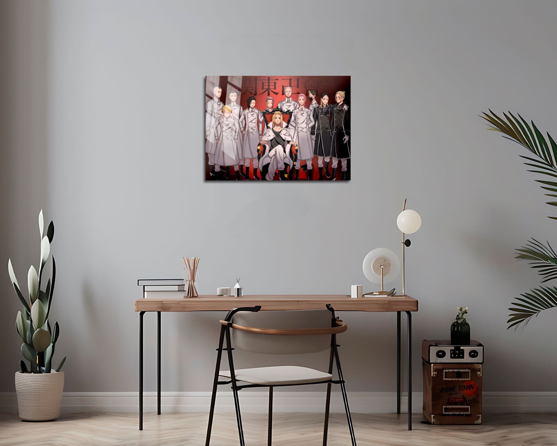 Anime Town Creations Metal Poster Landscape Tokyo Revengers Kanto Manji Gang 14" x 11" Home Goods - Anime Tokyo Revengers Metal Poster