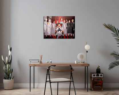 Anime Town Creations Metal Poster Landscape Tokyo Revengers Kanto Manji Gang 14" x 11" Home Goods - Anime Tokyo Revengers Metal Poster