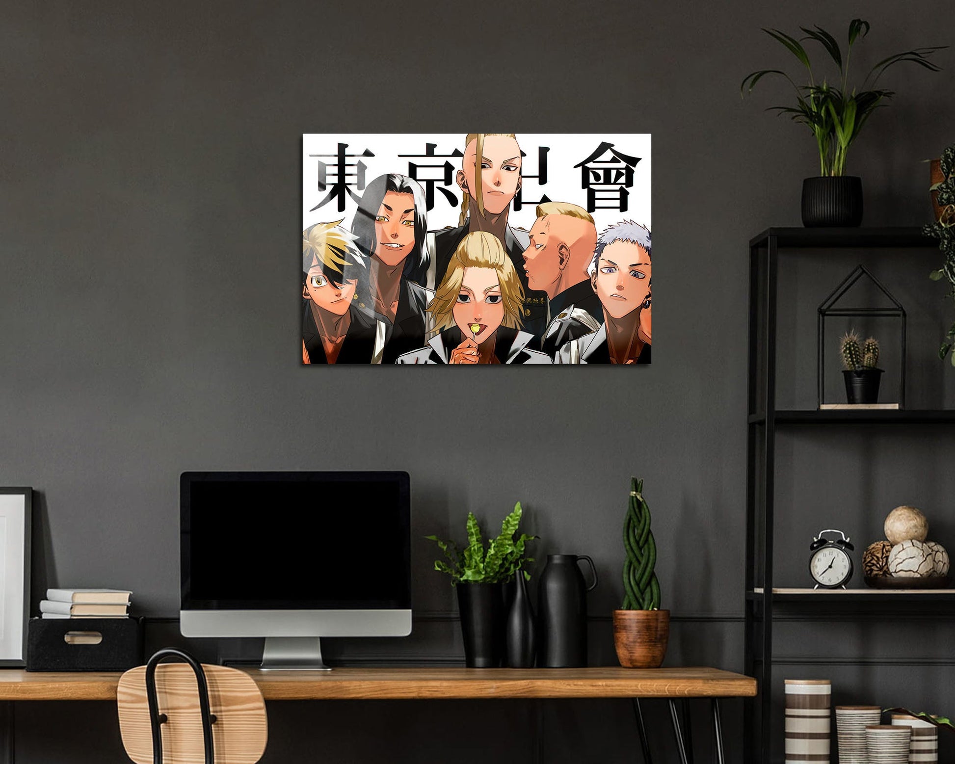 Anime Town Creations Metal Poster Landscape Tokyo Revengers 36" x 24" Home Goods - Anime Tokyo Revengers Metal Poster