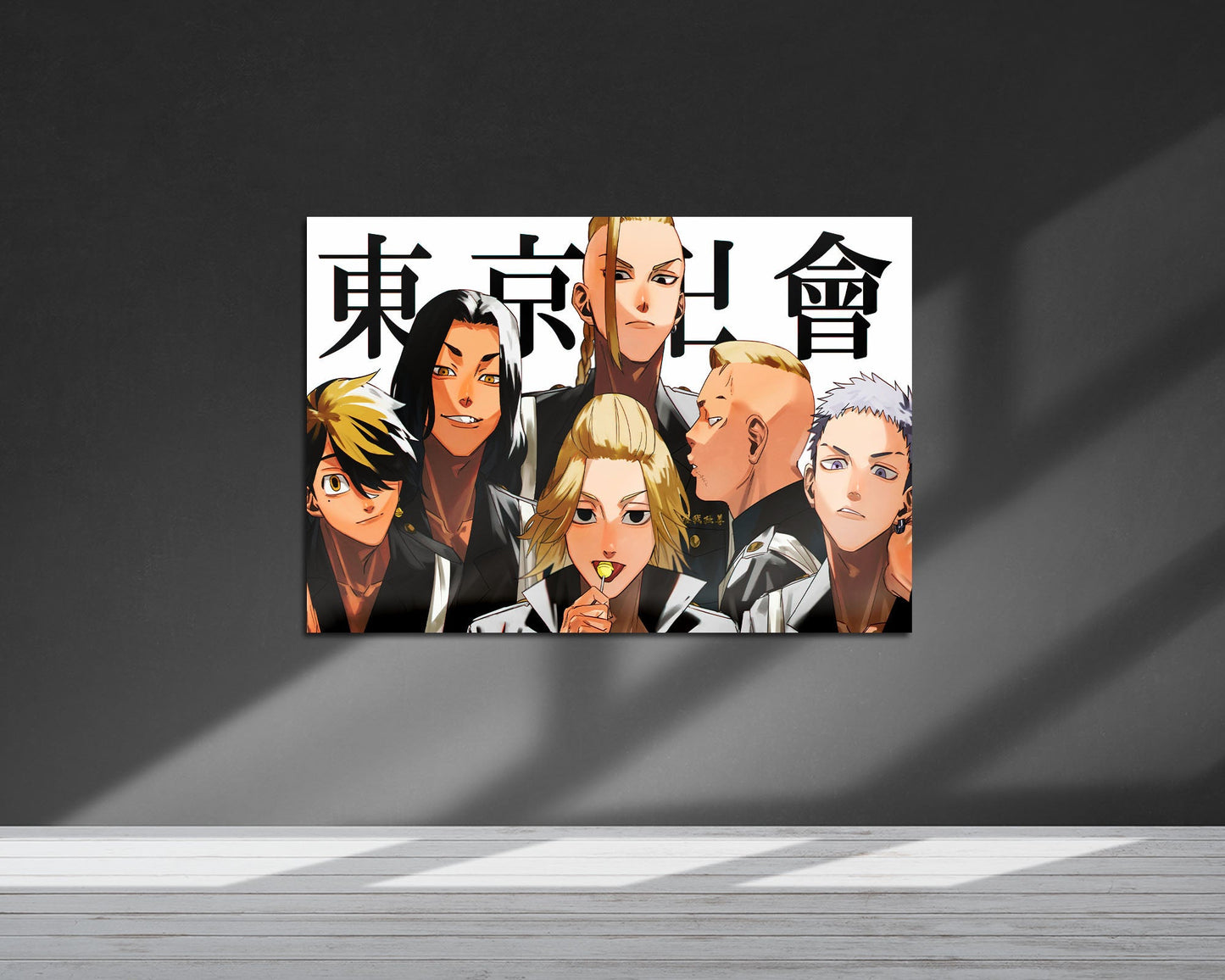Anime Town Creations Metal Poster Landscape Tokyo Revengers 7" x 5" Home Goods - Anime Tokyo Revengers Metal Poster