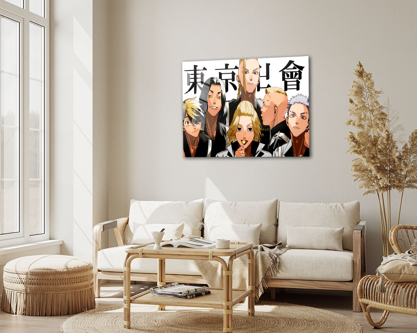 Anime Town Creations Metal Poster Landscape Tokyo Revengers 7" x 5" Home Goods - Anime Tokyo Revengers Metal Poster