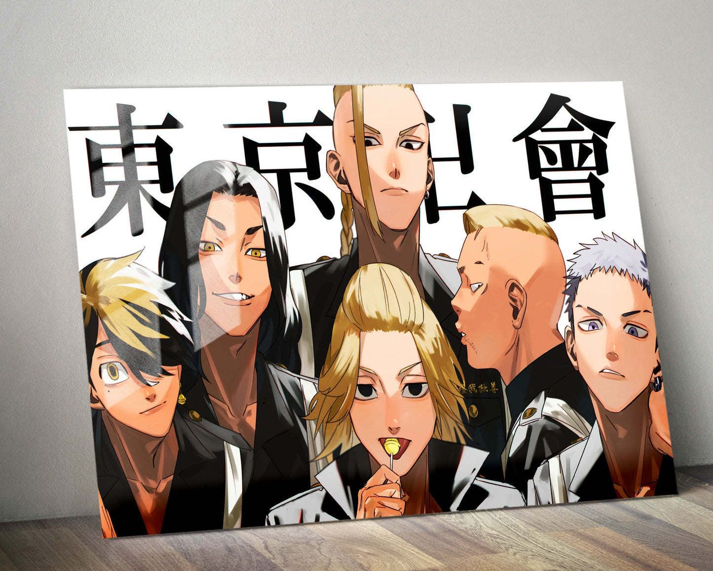 Anime Town Creations Metal Poster Landscape Tokyo Revengers 14" x 11" Home Goods - Anime Tokyo Revengers Metal Poster