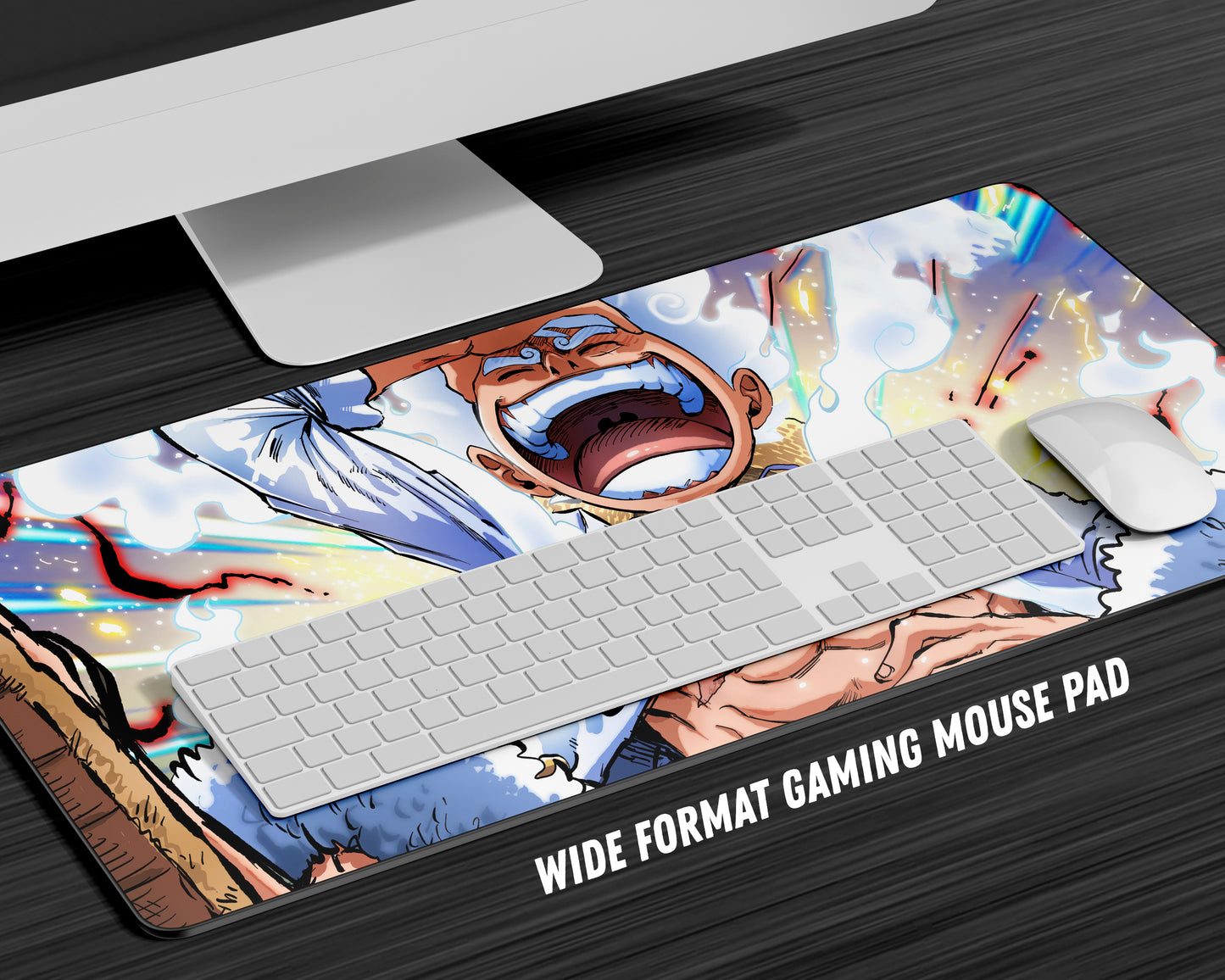 One Piece Mouse Pad & Holographic Credit Card Bundle Skin Set