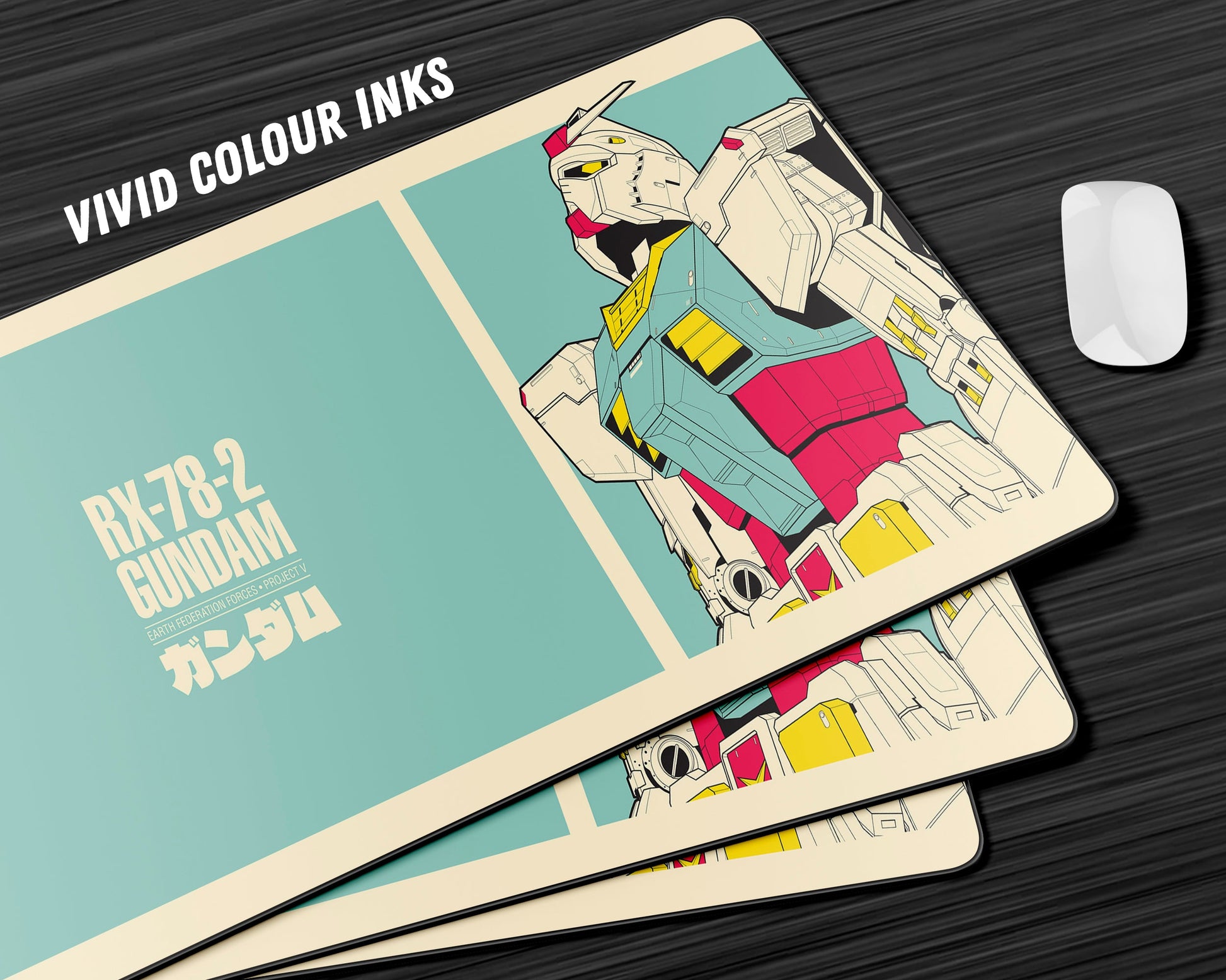 Anime Town Creations Mouse Pad Gundam Pale Gaming Mouse Pad Accessories - Anime Gundam Gaming Mouse Pad