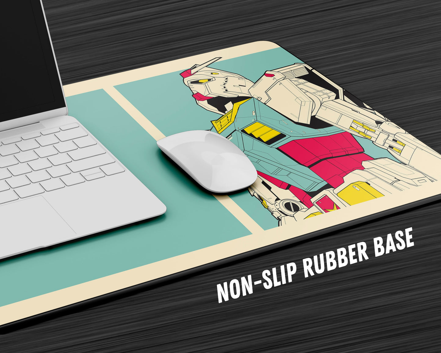 Anime Town Creations Mouse Pad Gundam Pale Gaming Mouse Pad Accessories - Anime Gundam Gaming Mouse Pad