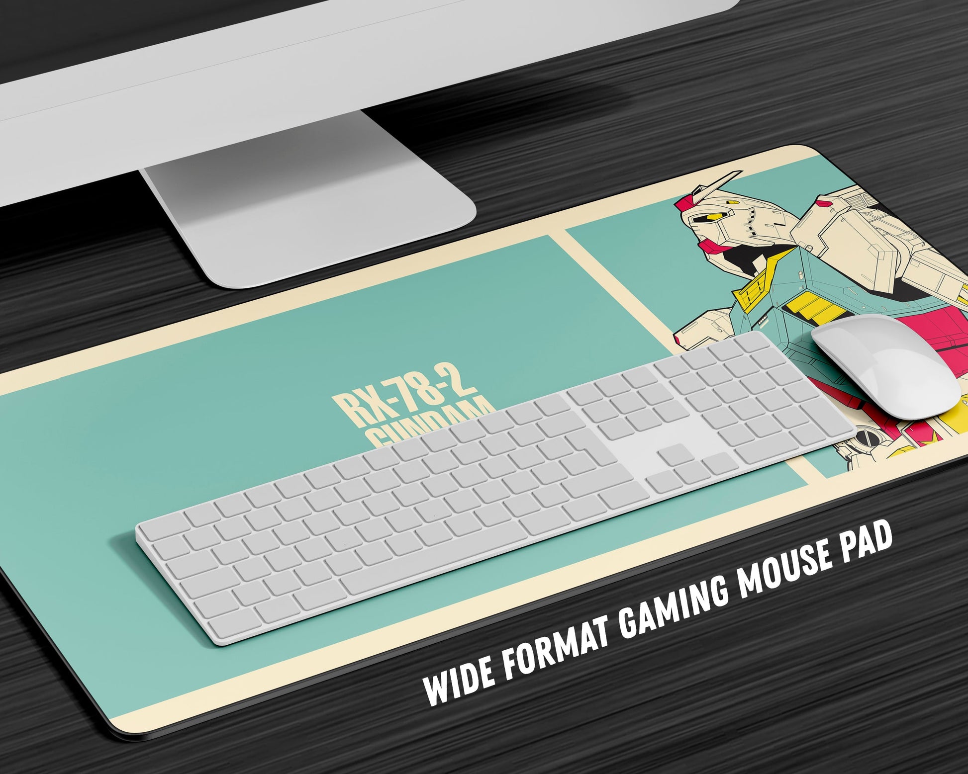 Anime Town Creations Mouse Pad Gundam Pale Gaming Mouse Pad Accessories - Anime Gundam Gaming Mouse Pad