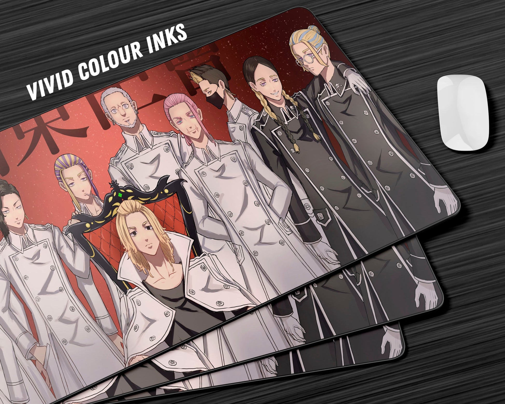 Anime Town Creations Mouse Pad Tokyo Revengers Kanto Manji Gang Gaming Mouse Pad Accessories - Anime Tokyo Revengers Gaming Mouse Pad