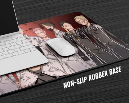 Anime Town Creations Mouse Pad Tokyo Revengers Kanto Manji Gang Gaming Mouse Pad Accessories - Anime Tokyo Revengers Gaming Mouse Pad