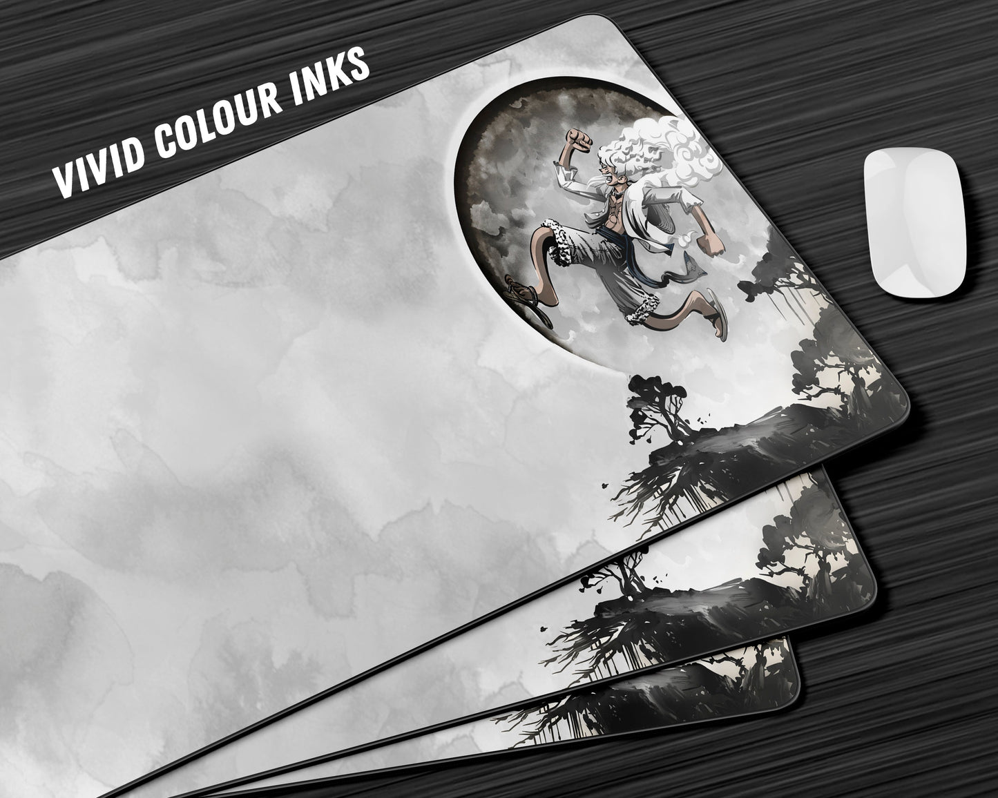 Anime Town Creations Mouse Pad One Piece Gear 5 Moon Gaming Mouse Pad Accessories - Anime One Piece Gaming Mouse Pad