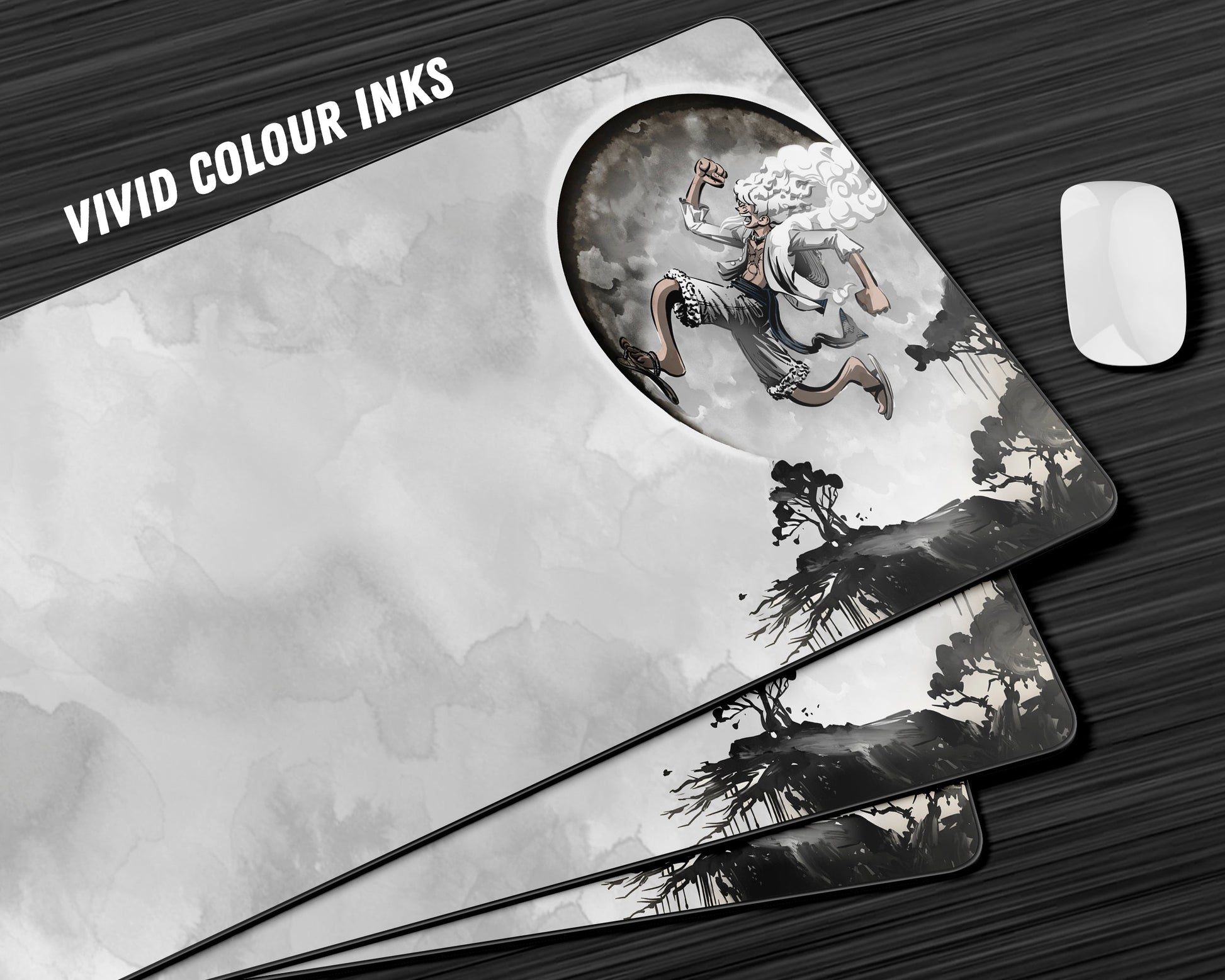 Anime Town Creations Mouse Pad One Piece Gear 5 Moon Gaming Mouse Pad Accessories - Anime One Piece Gaming Mouse Pad