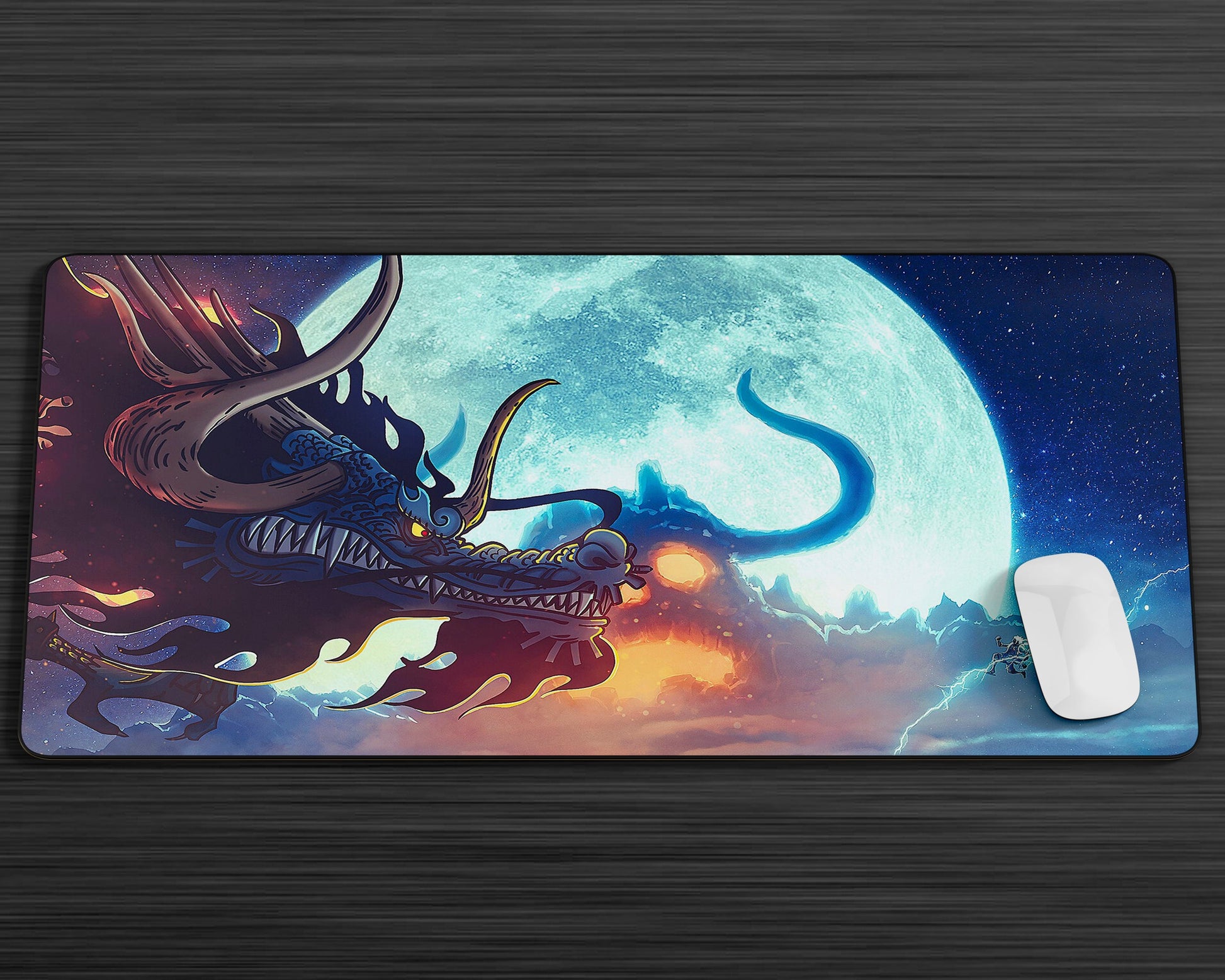 Anime Town Creations Mouse Pad One Piece Kaido Dragon Gaming Mouse Pad Accessories - Anime One Piece Gaming Mouse Pad